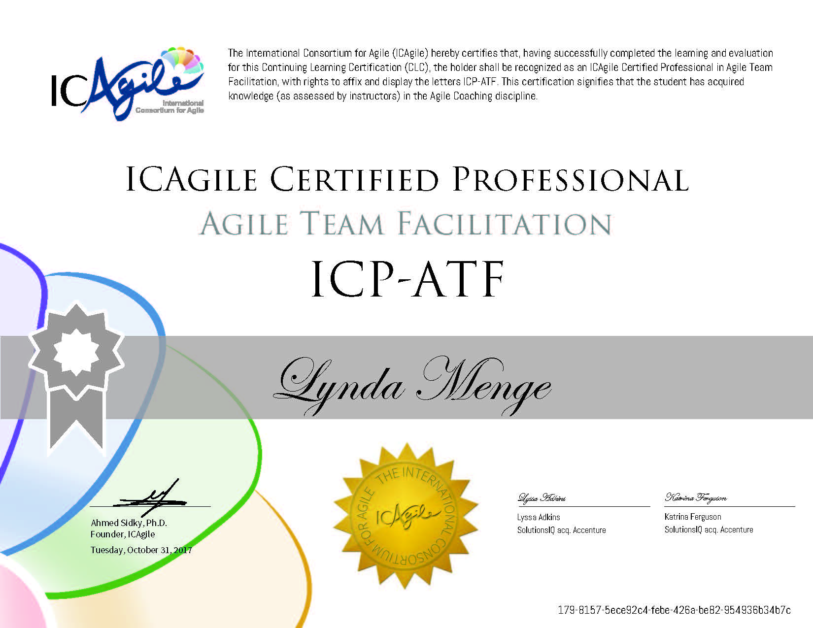 ICP-ACC Agile Coaching Certified Professional - Lynda Menge